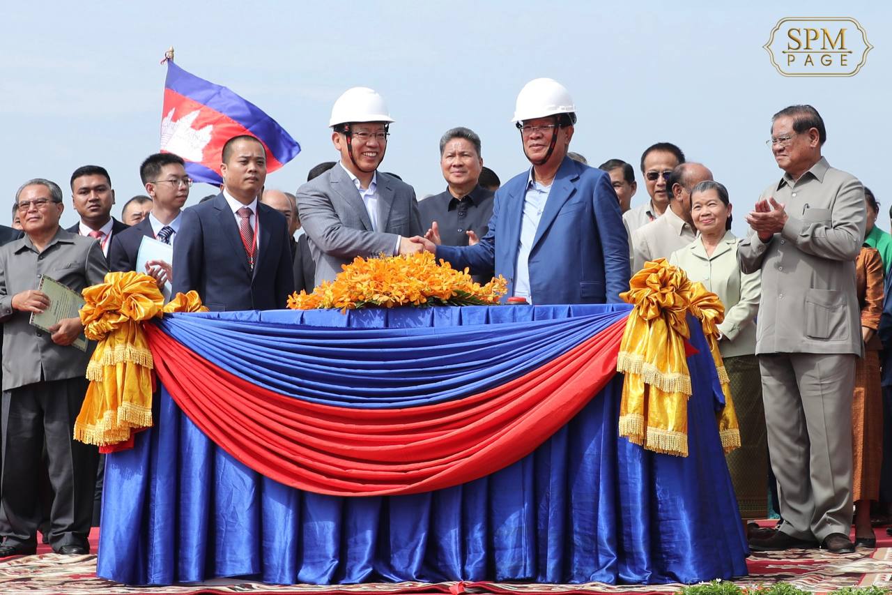 សម្ដេចតេជោ ហ៊ុន សែន អញ្ជើញជាអធិបតីបើកការដ្ឋានសាងសង់ផ្លូវល្បឿនលឿនភ្នំពេញ-បាវិត និងស្ពានតភ្ជាប់ផ្លូវល្បឿនលឿន