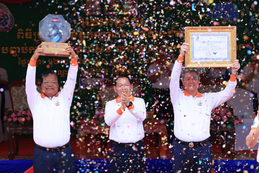 អបអរសាទរខេត្តកណ្ដាល ទទួលបានជ័យលាភី ជាខេត្តបញ្ចប់ការបន្ទោបង់ពាសវាលពាសកាលកម្រិតខ្ពស់ (ODF+)