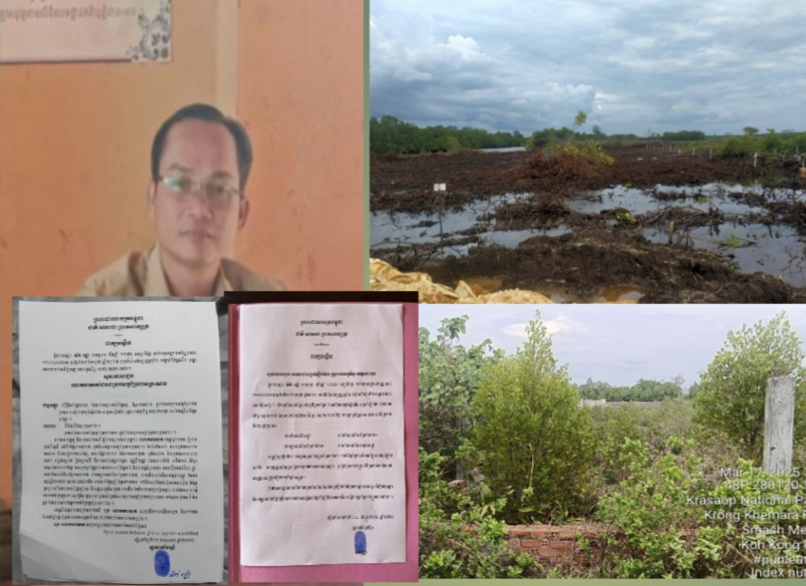 លោក ម៉ក់ រដ្ឋា សួរថា!តើមានអ្វីនៅពីក្រោយក្នុងការកាប់ទន្ទ្រានដីព្រៃកោងកាងនៅជាប់មាត់ព្រែកនៅខាងក្រោយវត្តបាងកាយ៉ាកភូមិស្ទឹងវែងសង្កាត់ស្ទឹងវែង?