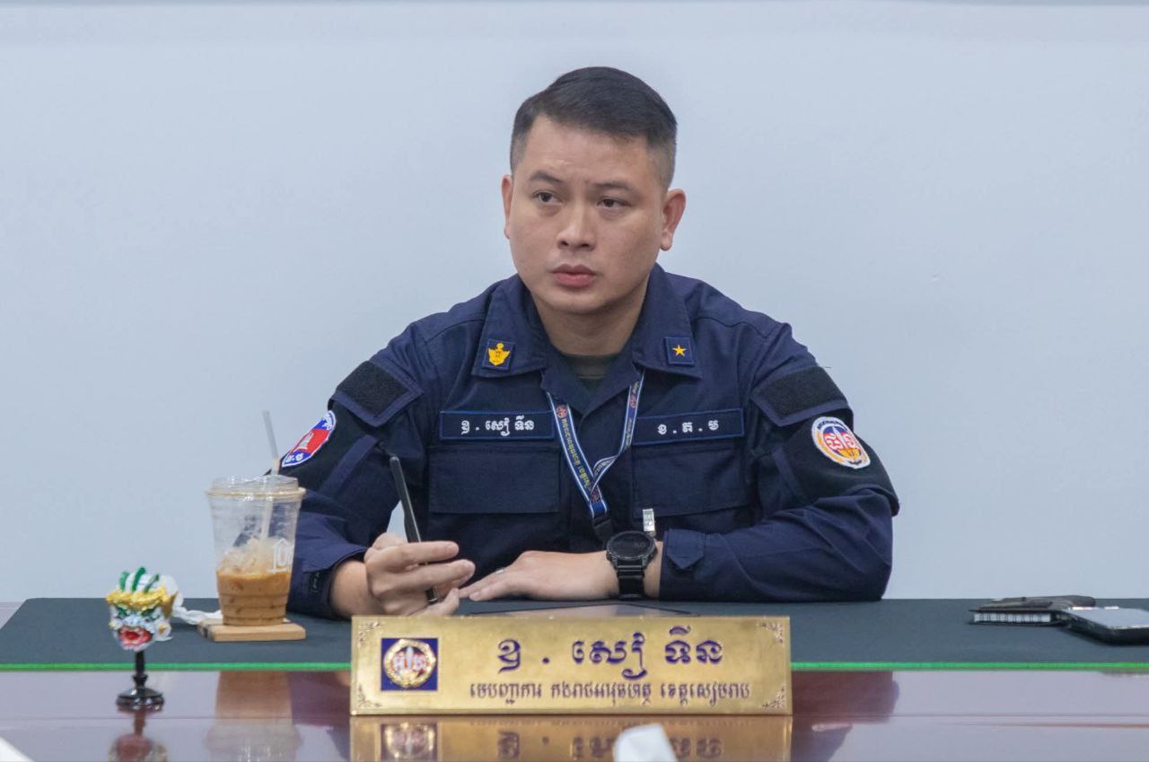 លោកឧត្តមសេនីយ៍ត្រី សៀ ទីន អញ្ជើញចុះត្រួតពិនិត្យតួនាទីភារកិច្ច និងវឌ្ឍនភាពការងារ សម្រាប់​ថ្ងៃទី១ ក្នុងឆមាសទី២..