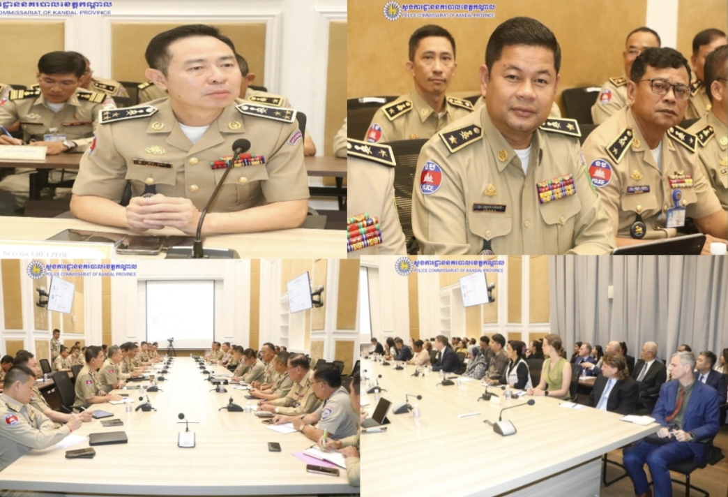 លោកឧត្តមសេនីយ៍ទោ ឈឿន សុចិត្ត ស្នងការនគរបាលខេត្តកណ្តាលបានចាត់លោកឧត្តមសេនីយ៍ត្រី ឡាក់ ម៉េងធី ស្នងការរង និងលោកឧត្តមសេនីយ៍ត្រី តុប សុវណ្ណ ជាតំណាងចូលរួមកិច្ចប្រជុំប្រចាំខែតុលា របស់..