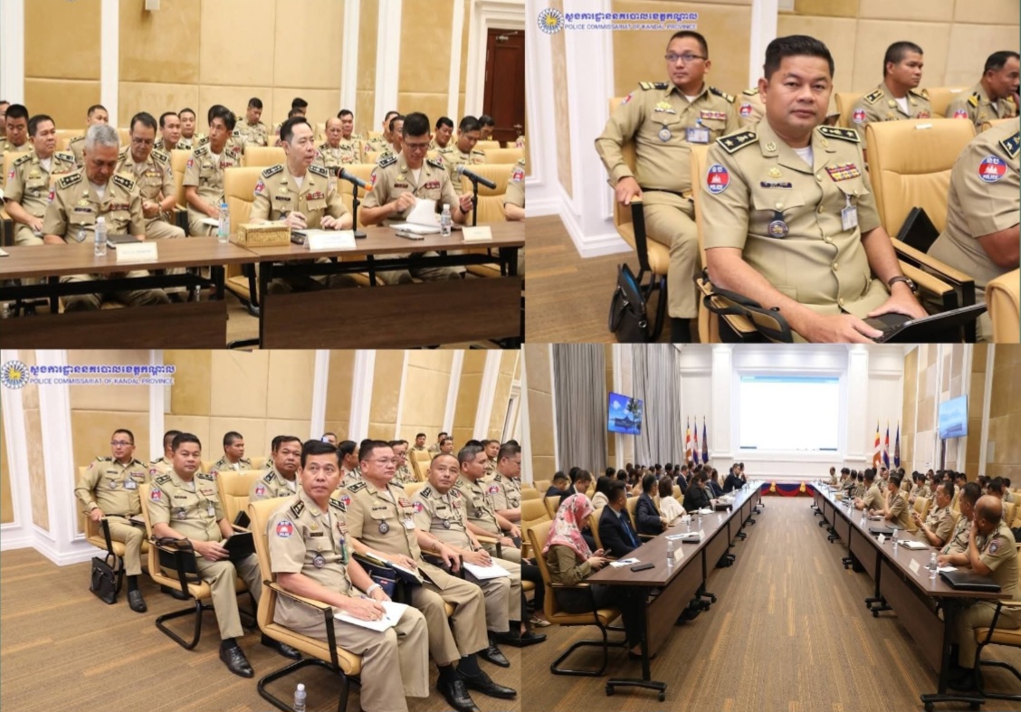 លោកឧត្តមសេនីយ៍ទោ ឈឿន សុចិត្ត ស្នងការនគរបាលខេត្តកណ្តាល បានចាត់លោកឧត្តមសេនីយ៍ត្រី ឡាក់ ម៉េងធី ស្នងការរងជាតំណាងចូលរួមកិច្ចប្រជុំប្រចាំ ខែមករា ឆ្នាំ២០២៦ របស់ក្រុមព័ត៌មានទាន់ហេតុការណ៍ (HOTLINE)..