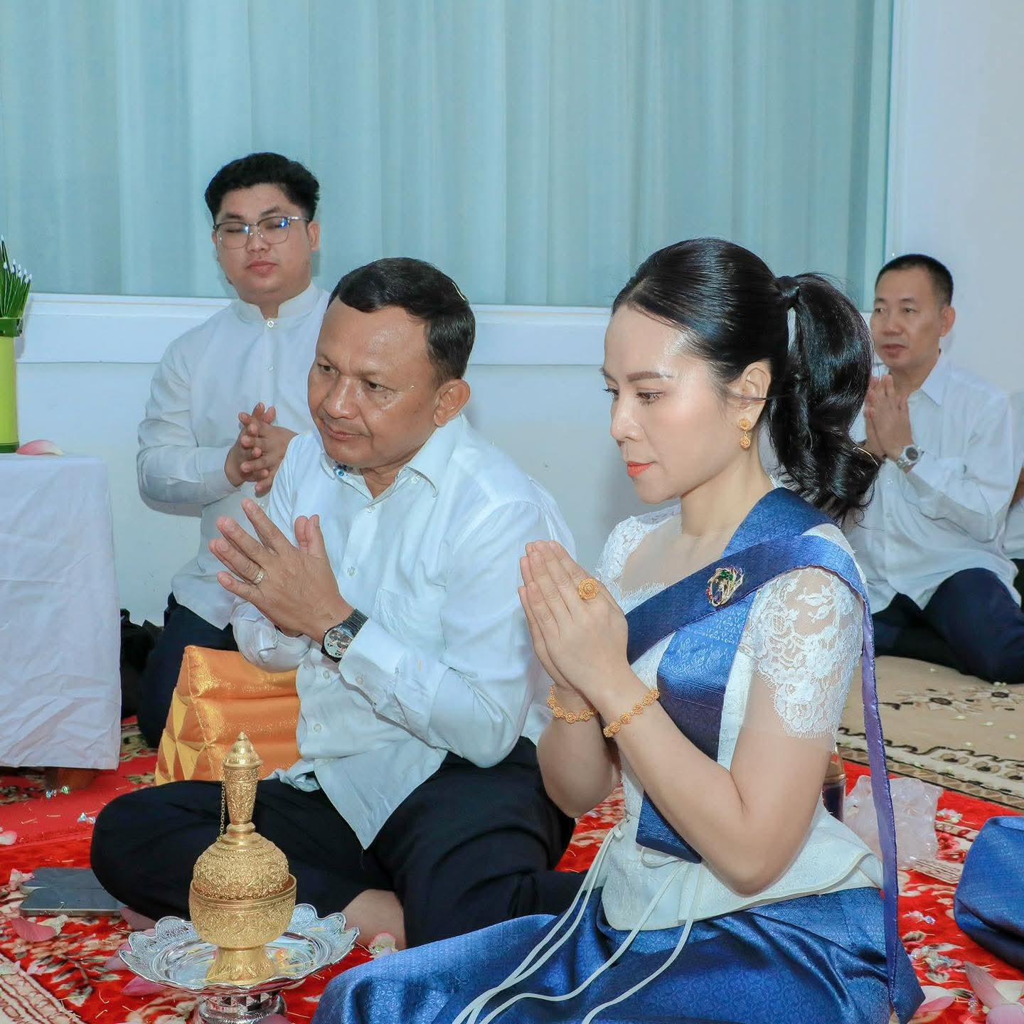 លោកឧត្តមសេនីយ៍ទោ ហេង វុទ្ធី និងភរិយា បានរៀបចំពិធីសូត្រមន្តប្រោះព្រំ សិរីសួស្ដី វិបុលសុខ ក្នុងឱកាស អបអរពិធីបុណ្យចូលឆ្នាំថ្មីប្រពៃណីជាតិខ្មែរ ឆ្នាំមមី អដ្ឋស័ក ពុទ្ធសករាជ ២៥៦៩..