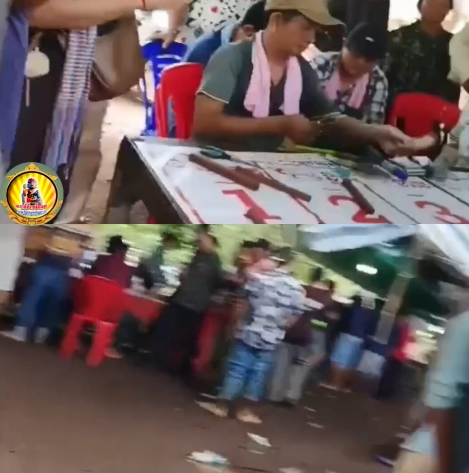 រូបភាពល្បែងស៊ីសងខុសច្បាប់ជាច្រើនប្រភេទរីករាលដាលក្នុងស្រុកអូររាំងឪ តែអាជ្ញាធរនិងសមត្ថកិច្ច មិនបង្ក្រាបត្រូវថ្នាំឬសត្រូវបានគេសែនរួចហើយមើលទៅ..